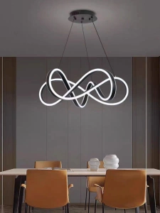 Lustra LED Neagra Belithra D500 116×2w Moderna
