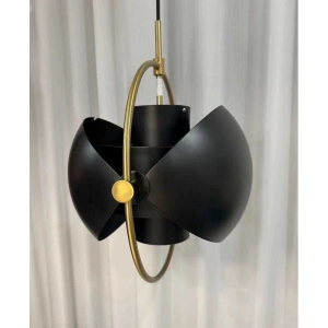 Lustra Tip Pendul Negru Nairi E27 60w Metal D34CM - Img 3