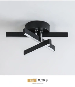Plafoniera LED Eleanora Modern Black 24W - Img 4