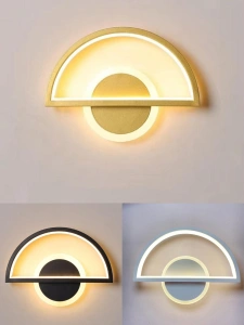 Aplica Led Neagra Sylvette D250 34W