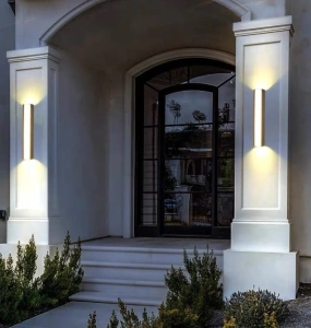 Aplica LED Tessa Black 7W Lumina calda IP65