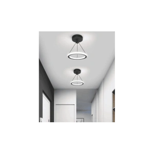 Lustra LED Alana 22cm Negru 27W - Img 2