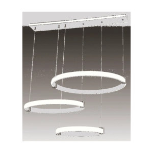Lustra LED Alba Maelis 3 Cercuri 100W 30cm+40cm+50cm
