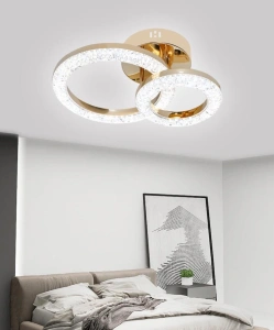Lustra Led Aurie Azyria 2 Cercuri 42W D260