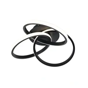 Lustra LED Elyssa Black Telecomanda 2.4G 84W - Img 3
