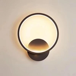 Aplica LED Serenella Black Rotund 22W