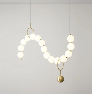 Lustra Aurie Fable 72W D1100 Sirag de Perle