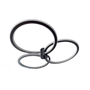 Lustra LED Amellie Black 186 W Telecomanda - Img 3