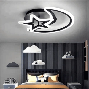 Lustra LED Evania Black Star Moon 78W - Img 3