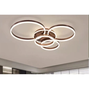 Lustra LED m,aro, putere 360W, 4 becuri 60cm+50cm+40cm+30cm, telecomanda Wifi