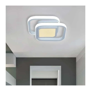 Lustra LED Mabel White 2 Patrate 42W - Img 3