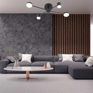Lustra Led Neagra Katye D880 36W