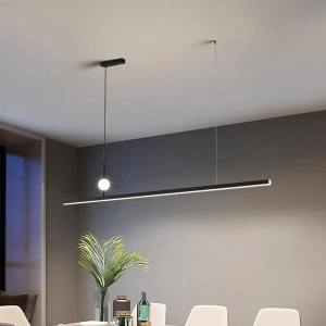 Lustra LED Neagra Sparkia Suspendata 56W