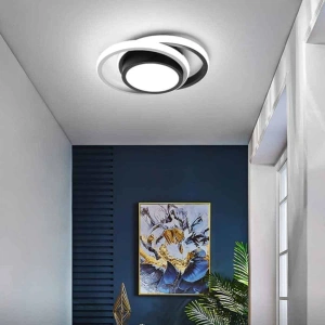 Lustra LED Ondine Black Rotunda 46W - Img 3