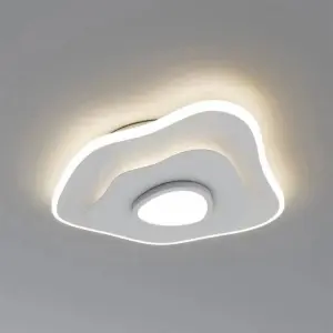 Lustra LED Stella Alb 124W Echivalent 500W - Img 2