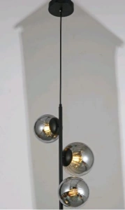 Lustra tip Pendul Thalles 3 Globuri Fumurii