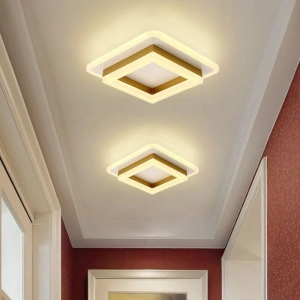 Plafoniera Led Elinora Golden Patrat 41W - Img 3