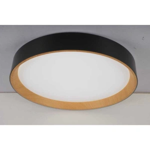 Plafoniera Led Neagra Cassya D400 72W Telecomanda