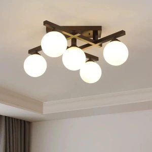 Lustra 5 Globuri Lucasta E27 D480×270mm
