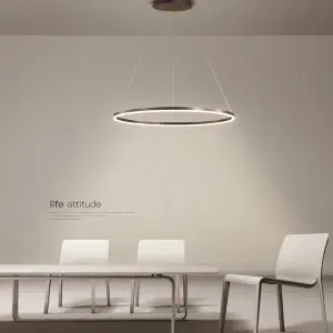 Lustra Led Althea Brown Ring Telecomanda 2.4G - Img 6