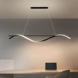Lustra Led Black, Moderna cu Telecomanda 15x2W - Img 2