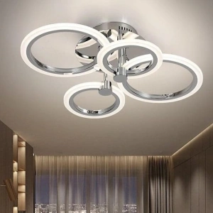 Lustra LED Elestara 4 Circle Crom 72W Echivalent 350W - Img 2