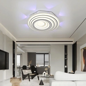 Lustra LED Evandra Telecomanda 120W Echivalent 600W - Img 2