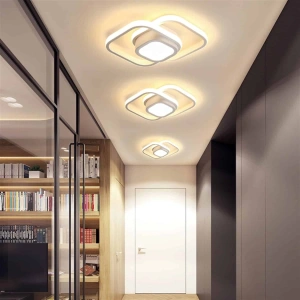 Lustra LED Mabel White 2 Patrate 42W