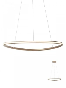 Lustra LED Marlowe Golden 1 Circle 76W