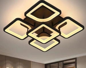 Lustra LED Marneeas Brown Telecomanda 120W - Img 2