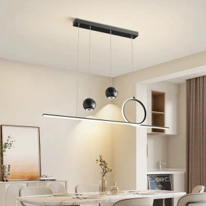 Lustra LED Neagra Moderna Wilma 90W - Img 2