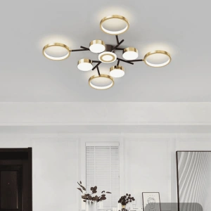 Lustra LED Zoey 56W Telecomanda Echivalent 300W - Img 2