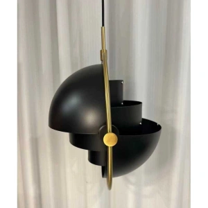 Lustra Tip Pendul Negru Nairi E27 60w Metal D34CM - Img 4