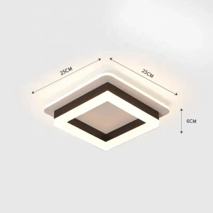Plafoniera Led Elliana Black Patrat 41W - Img 4