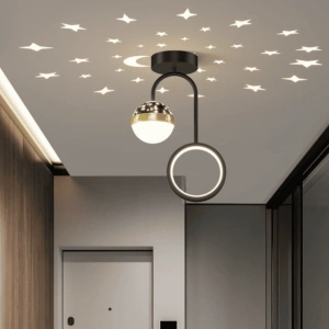Plafoniera LED Zara Black Cer Instelat 25W - Img 2