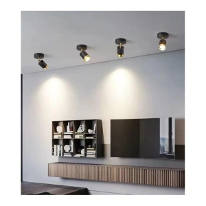 Spot LED Negru Auriu Zepheris 5W Lumina neutra - Img 2