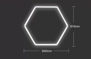 Tavan Hexagon Led Galatea 940MM 42W