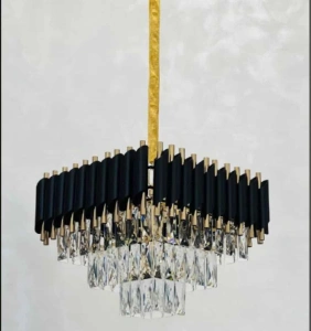 Candelaburu Negru Priscilla Modern 5xE14 - Img 2