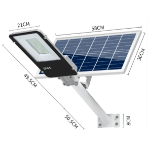 Lampa Incarcare Solara 300W, Telecomanda, Suport Metalic, Senzor de Lumina