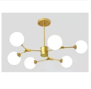 Lustra Aurie Callista 6 Globuri Albe G9 860x650