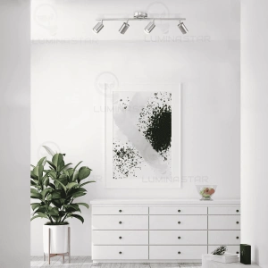 Lustra Estella Spot LED Chrome 58cm 4x10w - Img 2