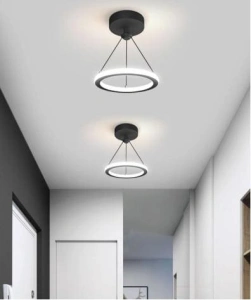 Lustra LED Alana 22cm Negru 27W - Img 1