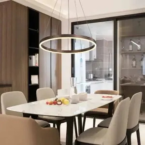 Lustra Led Althea Brown Ring Telecomanda 2.4G