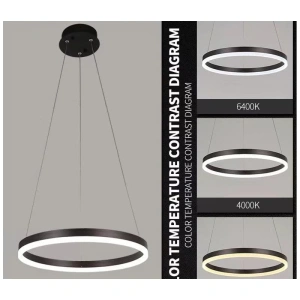 Lustra Led Althea Brown Ring Telecomanda 2.4G - Img 3