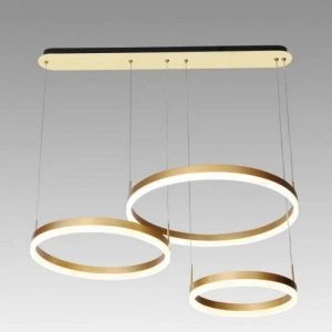 Lustra LED Ilyanna Gold 3 Circle Telecomanda 160W