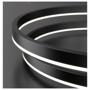 Lustra LED Isabelle Brown 144W 3 Circle 80cm+60cm+40cm - Img 3