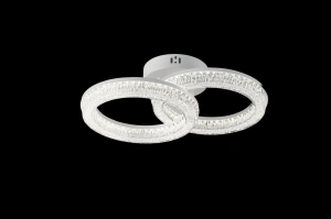 Lustra Led Merope 2 Cercuri D430 80w - Img 2