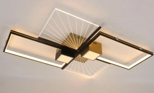 Lustra Led Moderna Dreptunghiuri, cu Telecomanda 109W - Img 3