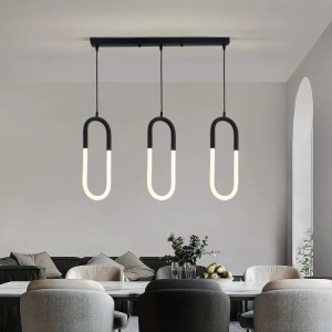 Lustra Led Neagra Ammes 27×2w D600xH1000mm