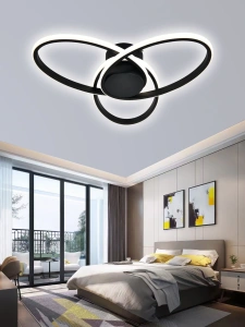Lustra LED Neagra Tamina 78W D470
